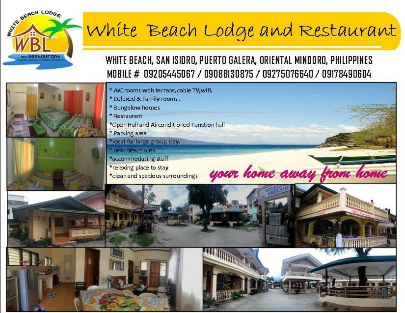 White Beach Lodge And Restaurant Puerto Galera Luaran gambar